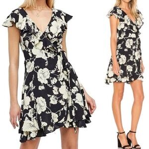 Free People French Quarter Floral Wrap Dress